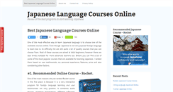 Desktop Screenshot of japaneselanguagecourse.net