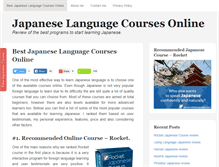 Tablet Screenshot of japaneselanguagecourse.net